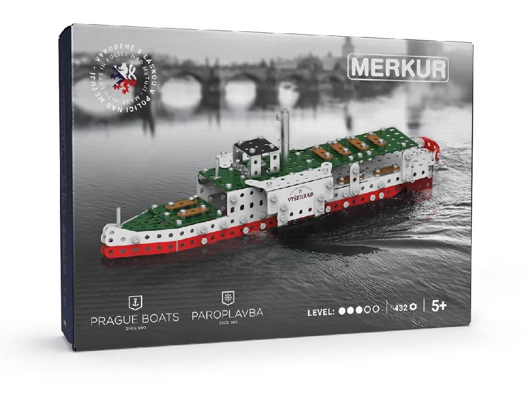 Merkur stavebnica - Parník Vyšehrad - 432 dielov