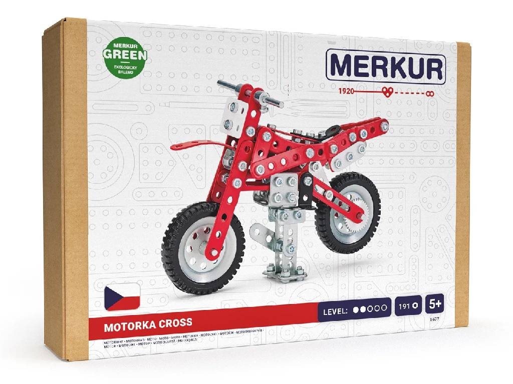 Merkur stavebnica - Dirtbike, 191 dielov