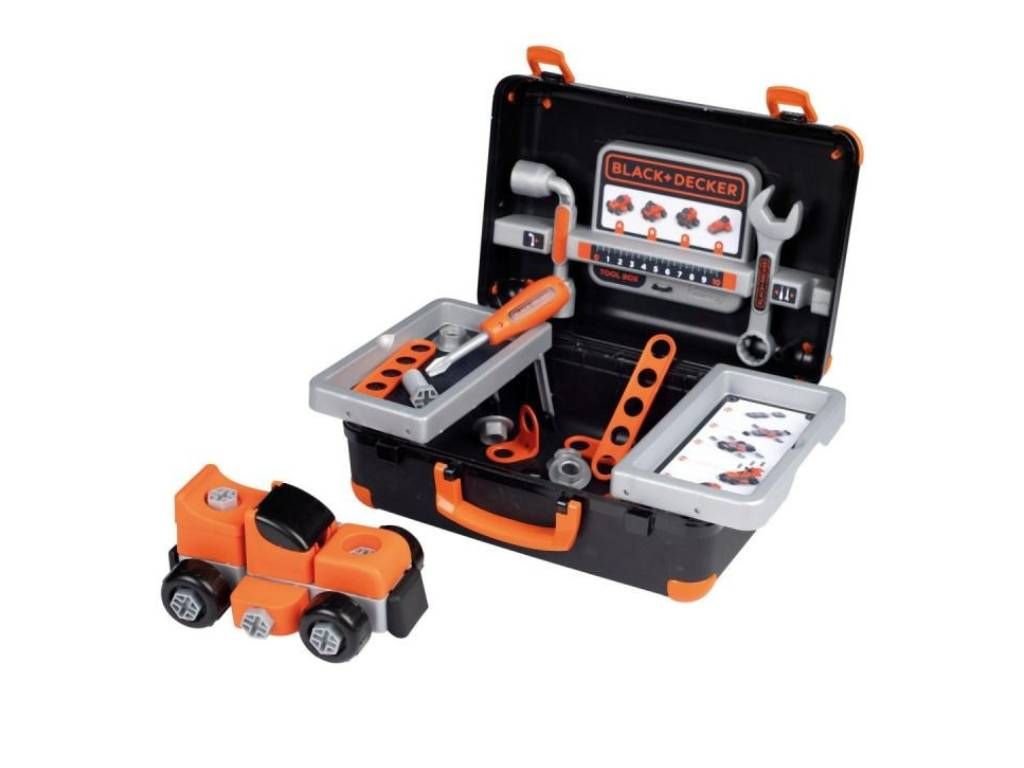 Black & Decker detský kufrík Bricolo s autom a náradím