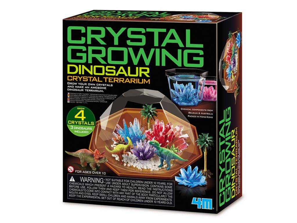 Dinosaurie terárium s kryštálmi, 4M