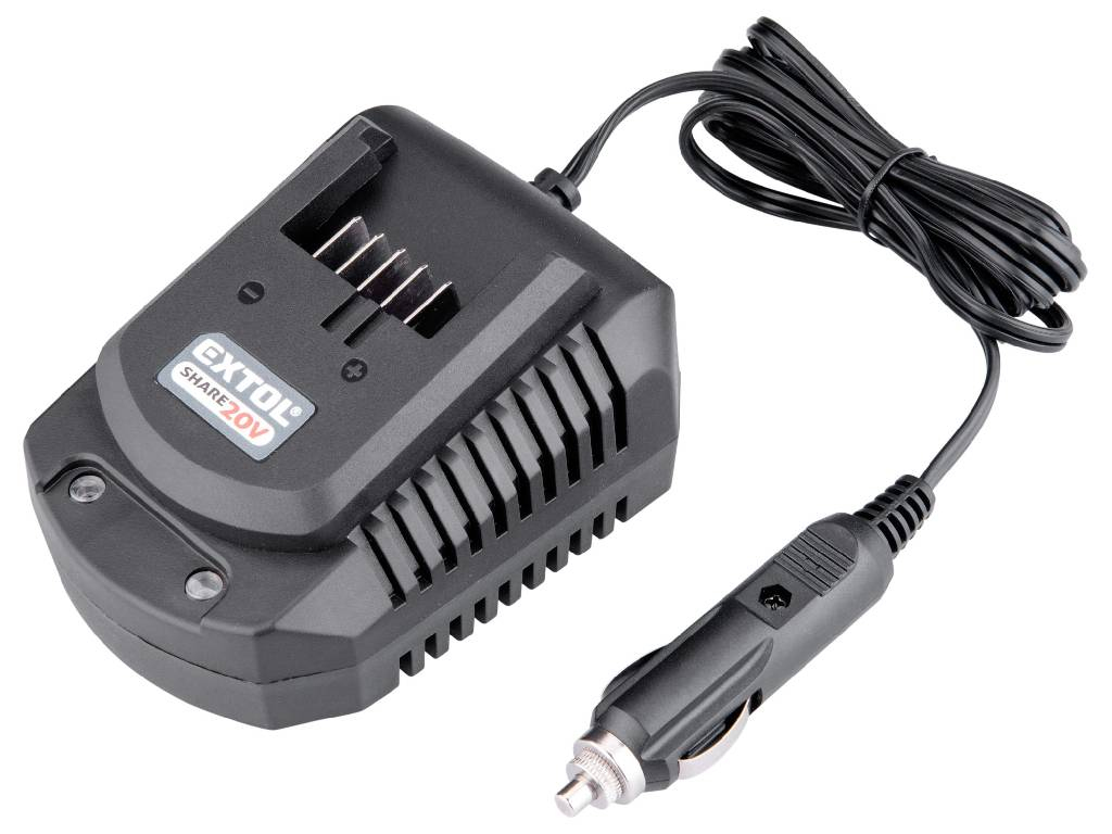 Nabíjačka akumulátorov SHARE20V do auta na 12V, EXTOL ENERGY