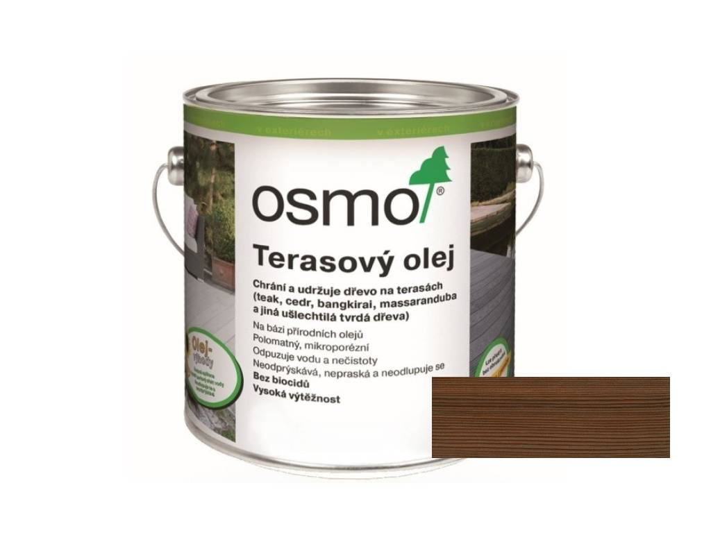 Olej terasový, Thermo, 010, OSMO