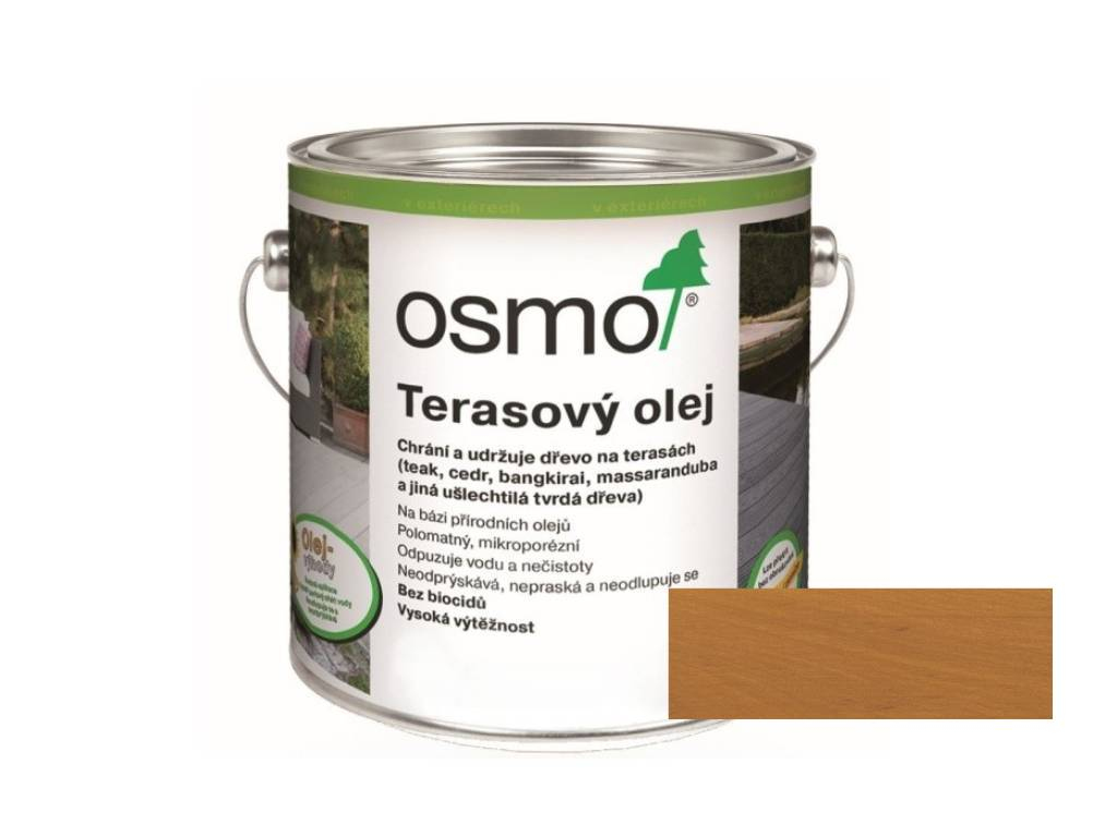 Olej terasový, Garapa, 013, OSMO