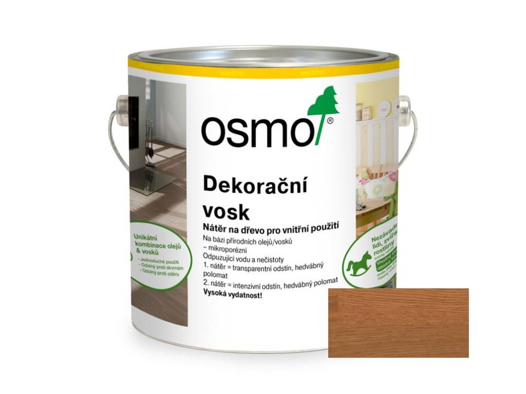 Vosk dekoračný transparentný Čerešňa 3137, OSMO