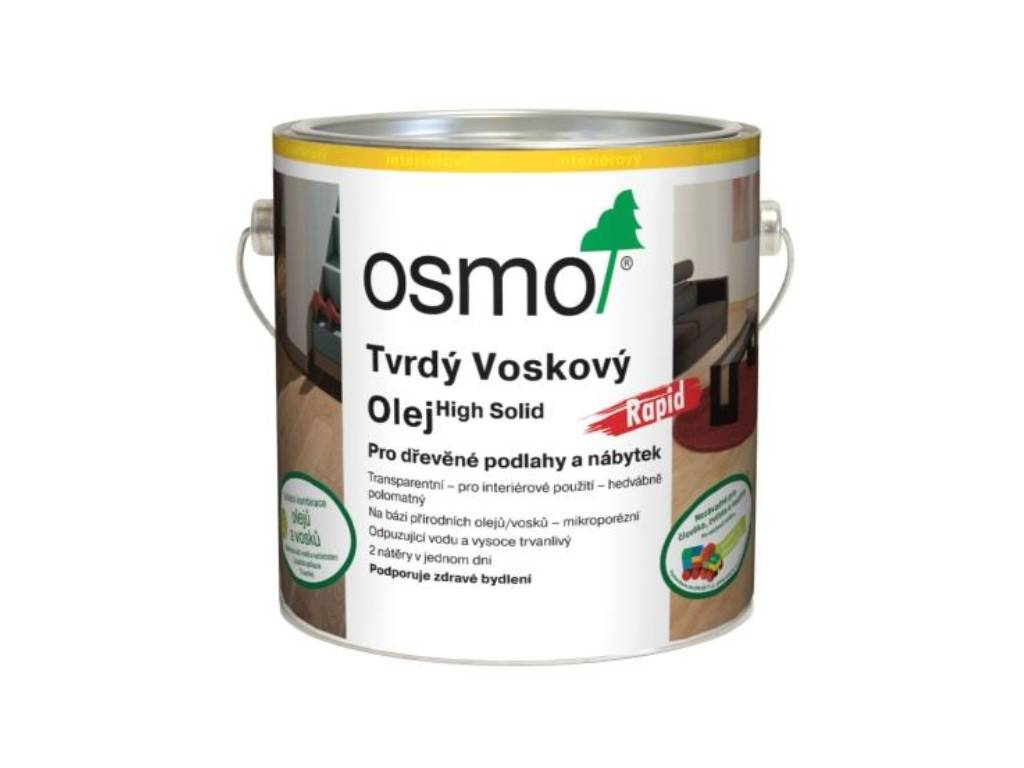 Olej tvrdý voskový matný RAPID 3262, OSMO