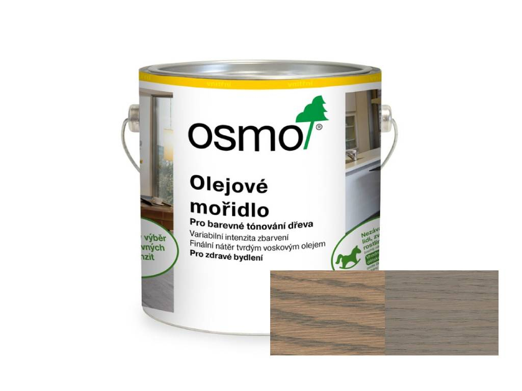 Moridlo olejové Strieborno sivá 3512, OSMO