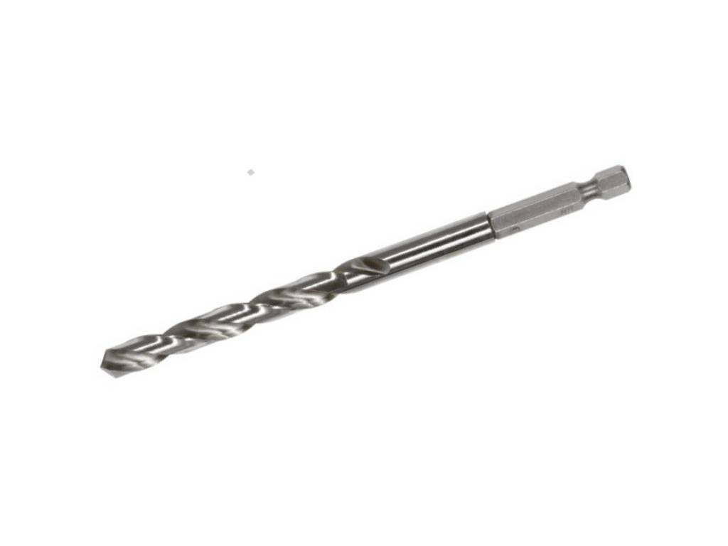 Vrták do kovu 1/4" 6-hran brúsený HSS-G DIN338
