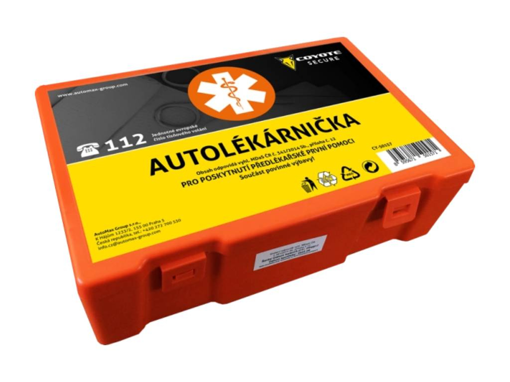 Autolekárnička plastová, COYOTE SECURE