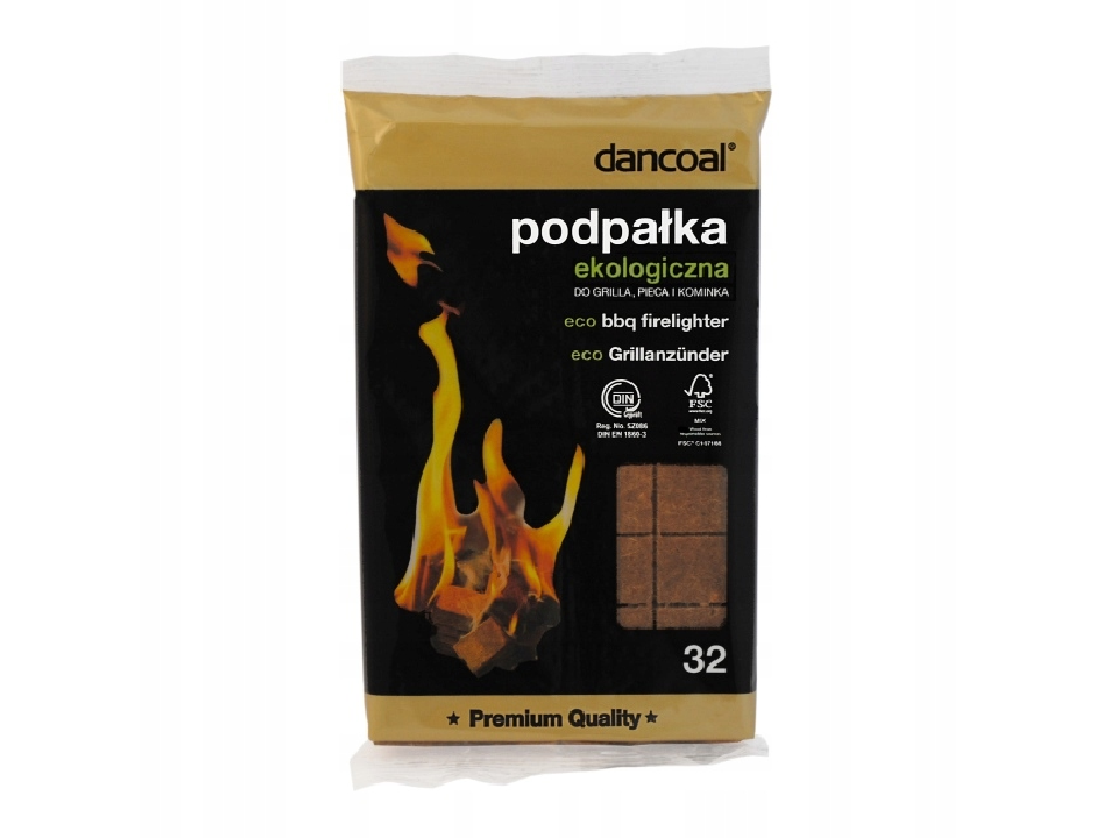 Podpaľovač drevené kocky, DANCOAL