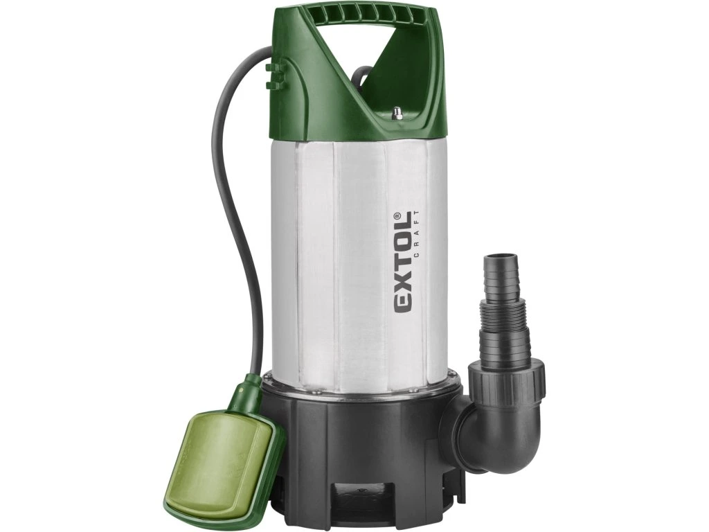 Čerpadlo ponorné nerezové na znečistenú vodu, 1100W, 15000l/h, EXTOL CRAFT
