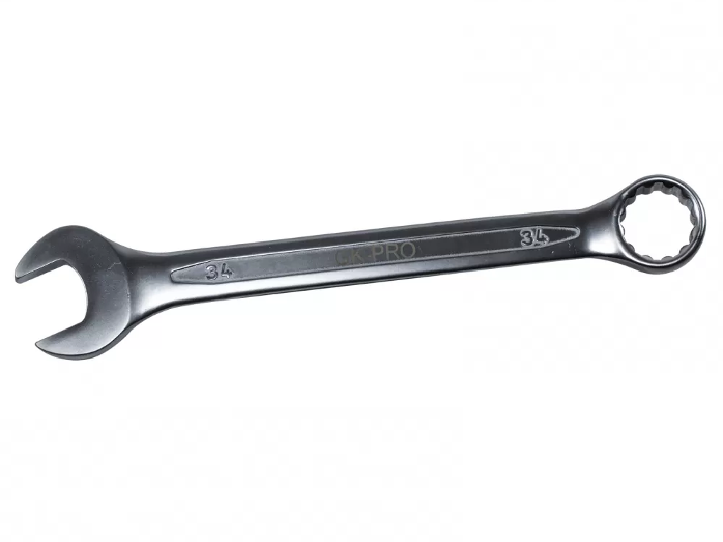 Kľúč očkoplochý vyhnutý matný, GK TOOLS