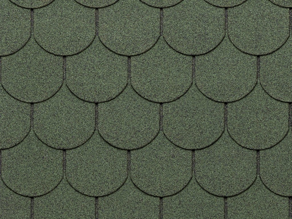 Šindeľ strešný, ECO ROOF Traditional, 078 MIXED GREEN, Tegola