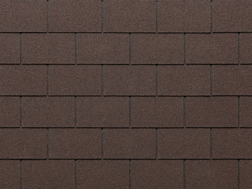 Šindeľ strešný, ECO ROOF Rectangular, 032 MIXED BROWN, Tegola
