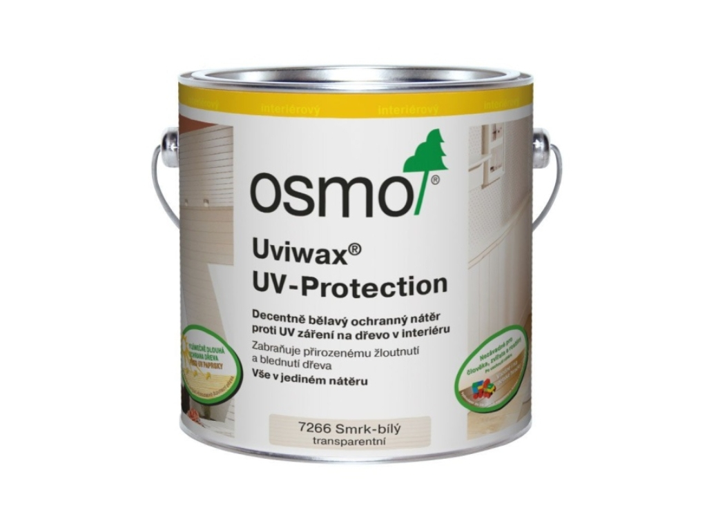 Náter UVIWAX hodvábne matný s UV ochranou 7266, smrek biely, OSMO