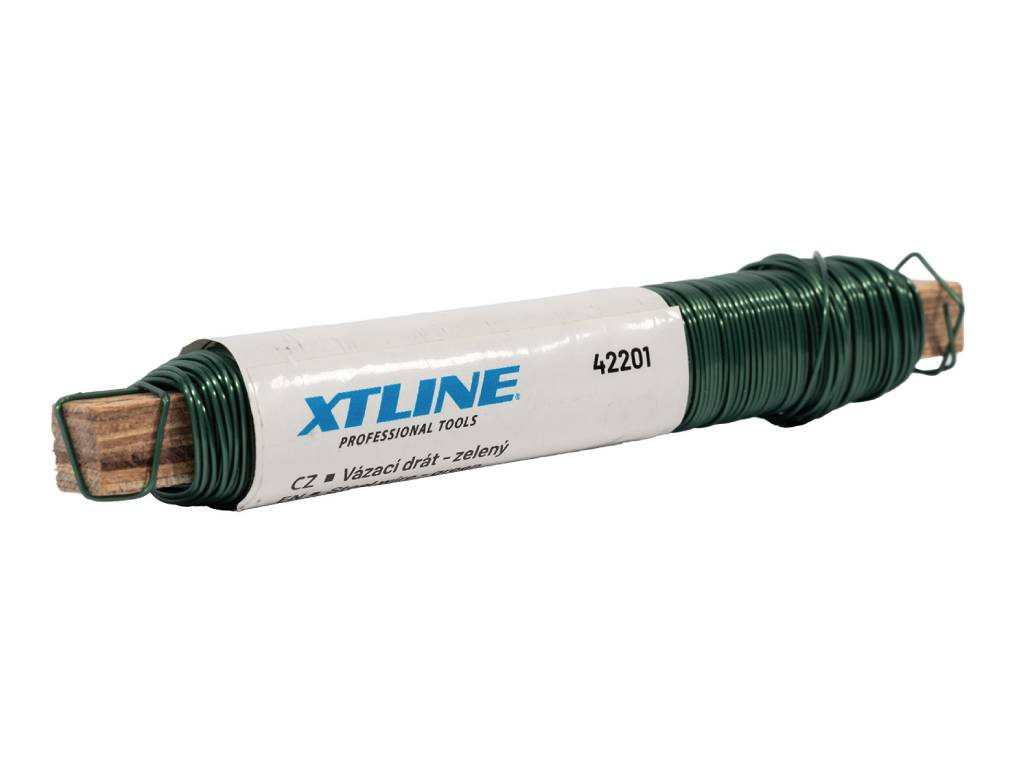 Viazací drôt zelený PVC, XTLINE