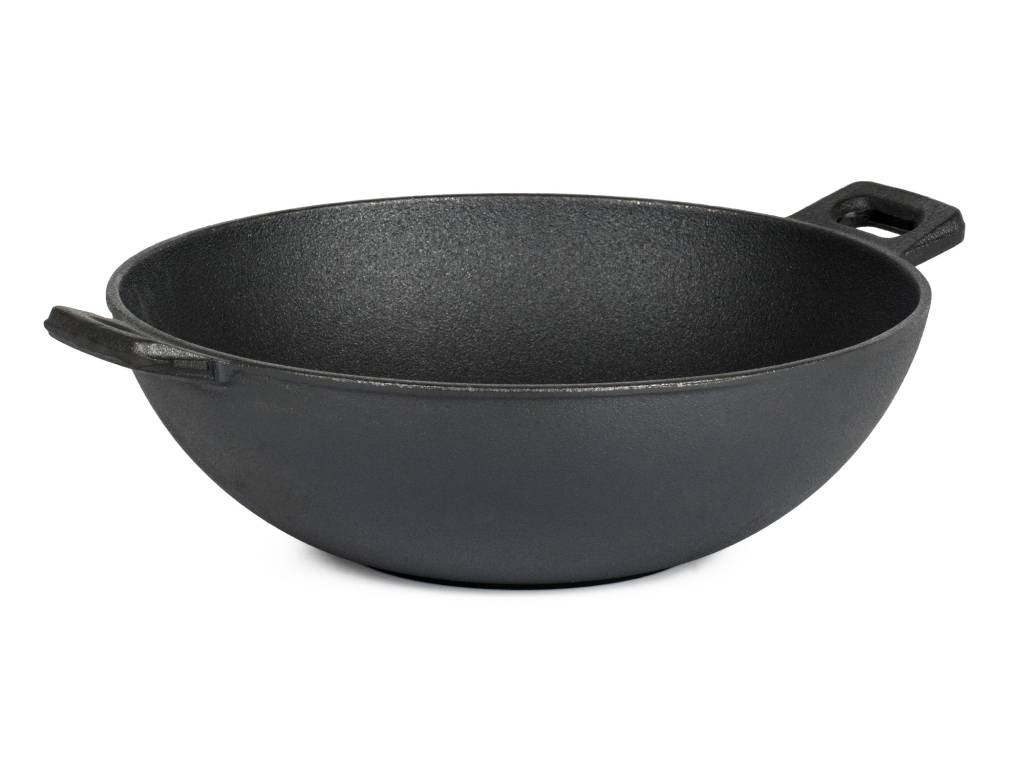 Panvica wok na gril liatinová, G21