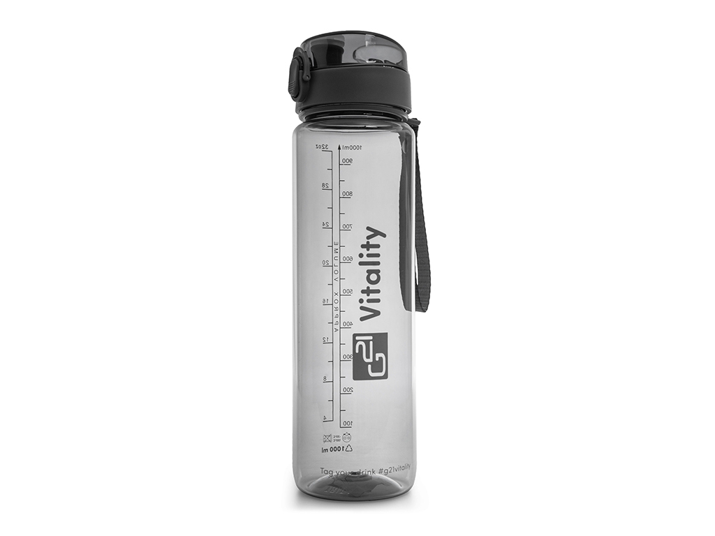Číra fľaša na pitie, 1000 ml, G21