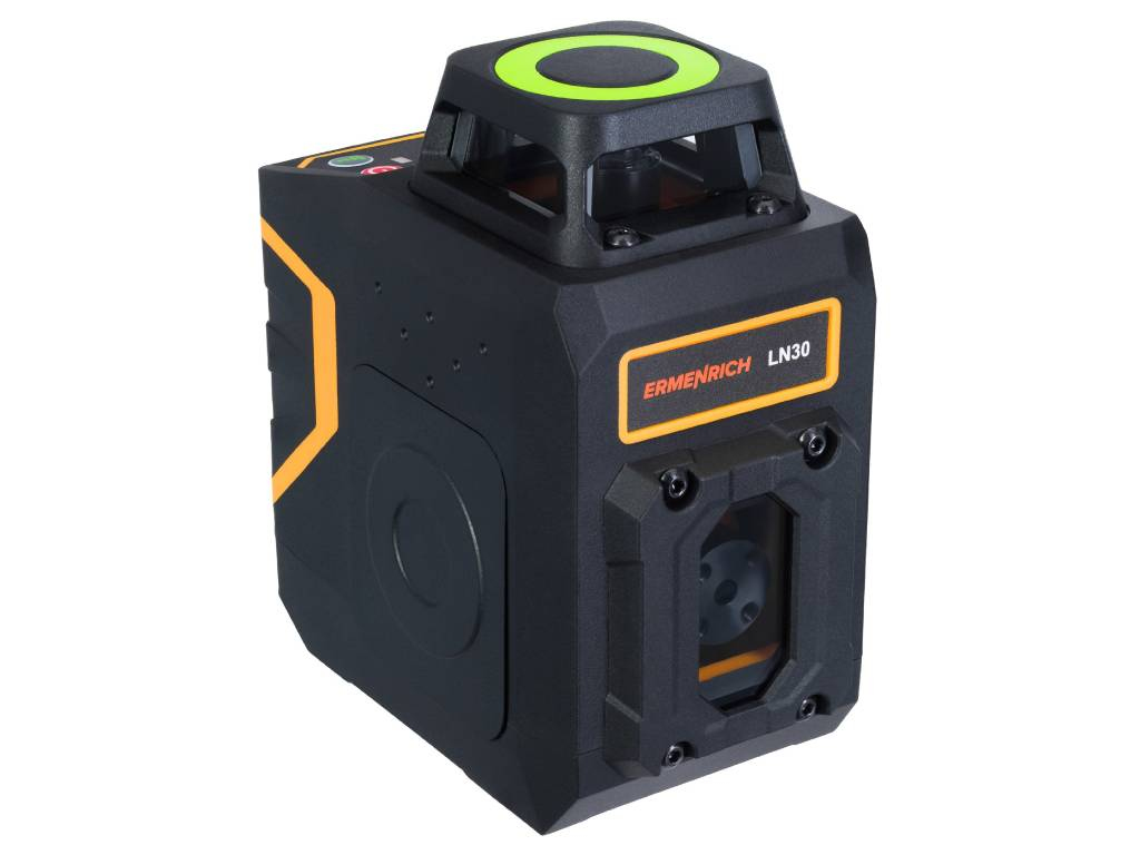 Krížový laser LN30 (30 m), zelený lúč / 360° (5 čiar), Ermenrich