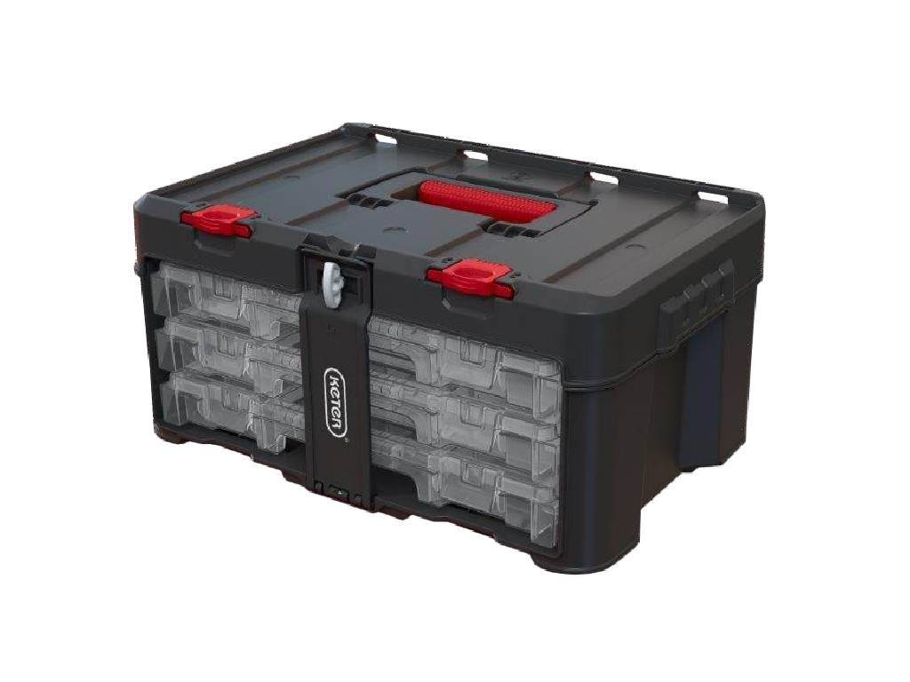 Box s tromi organizérmi Stack’N’Roll, Keter