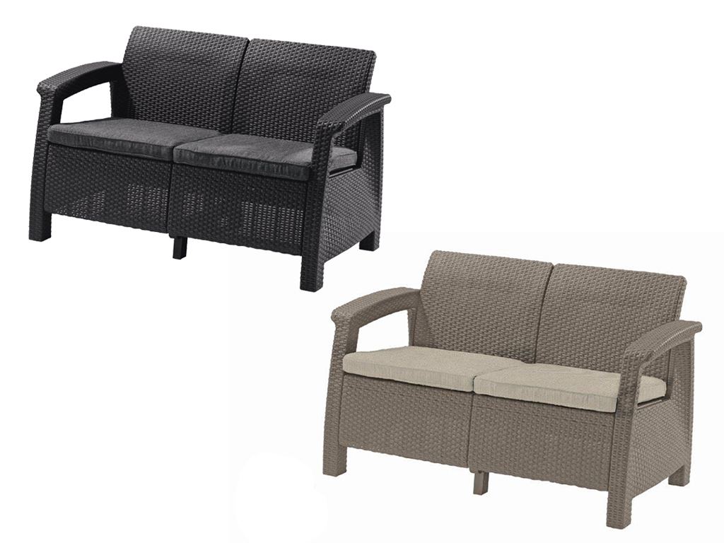 Záhradná dvojsedačka Corfu love seat, Keter