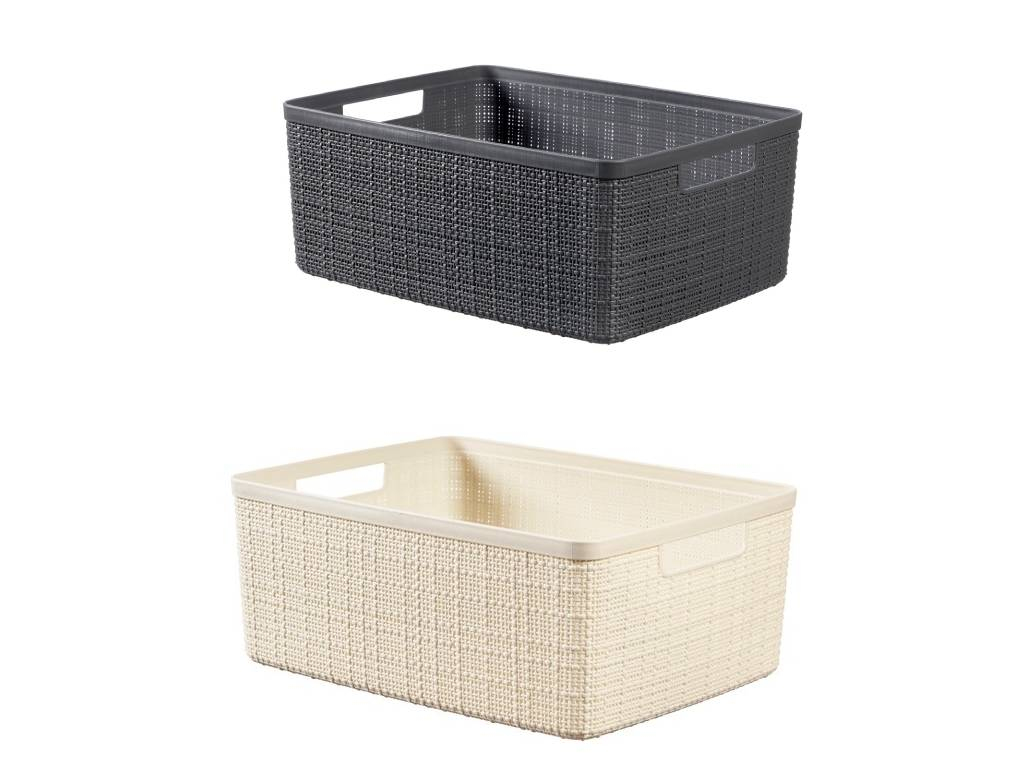 Úložný box Jute M, 12 l, Curver