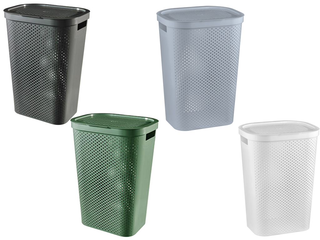 Kôš na špinavú bielizeň Infinity Dots, 60 l, Curver
