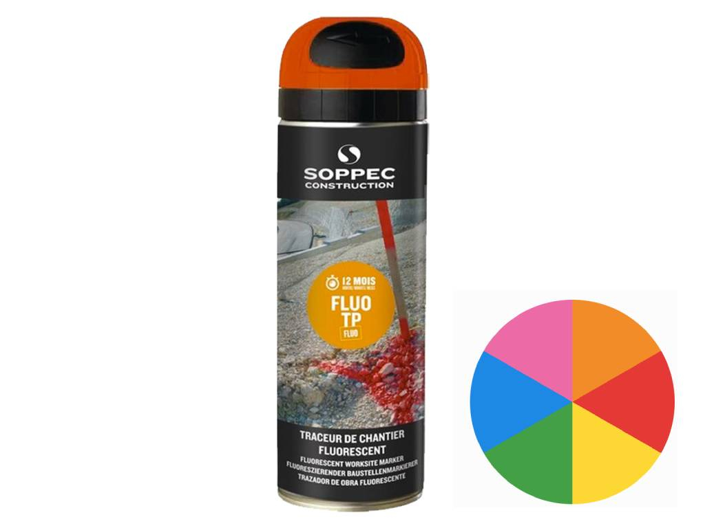 Sprej značkovací 12M, Soppec FLUO