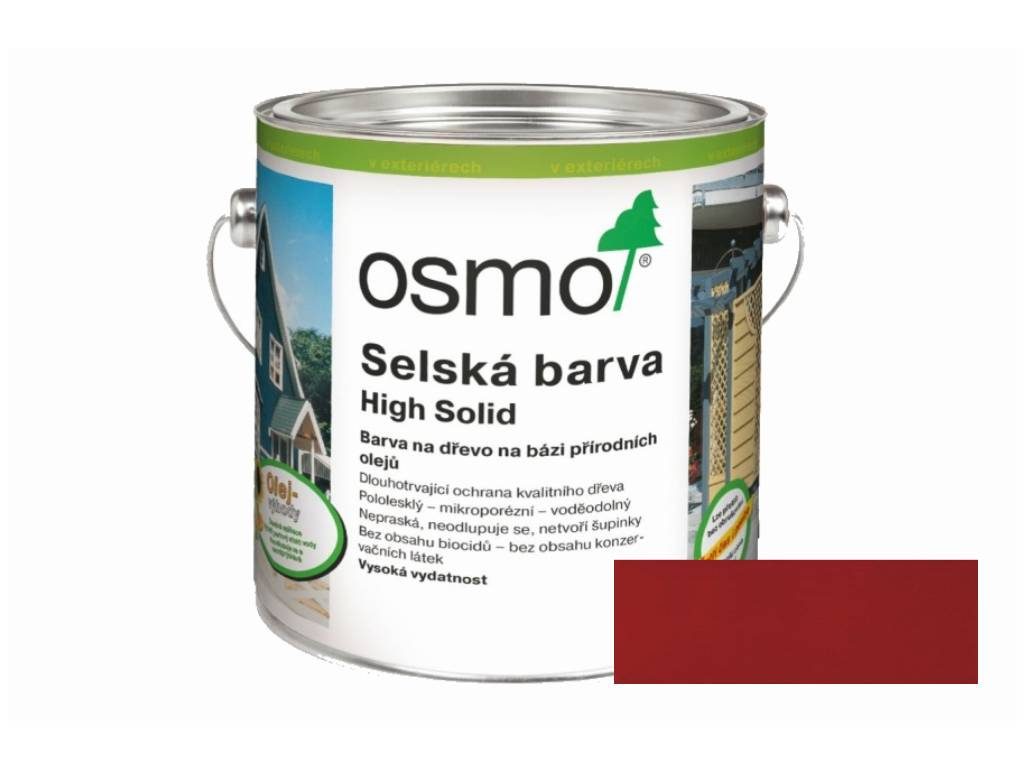 Farba sedliacka Nordicky červená 2308, OSMO