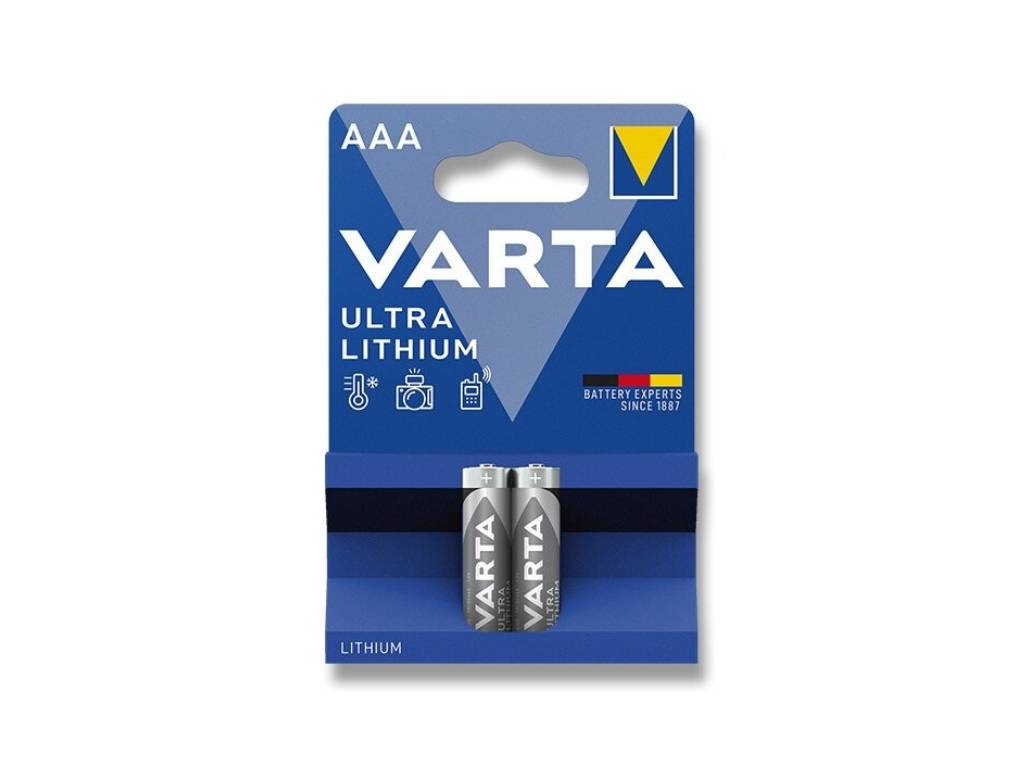Lítiová mikrotužková batéria Varta Ultra AAA
