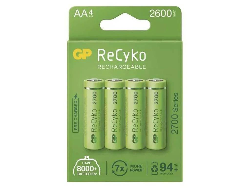 Nabíjateľná tužková batéria GP ReCyko+ R6 AA