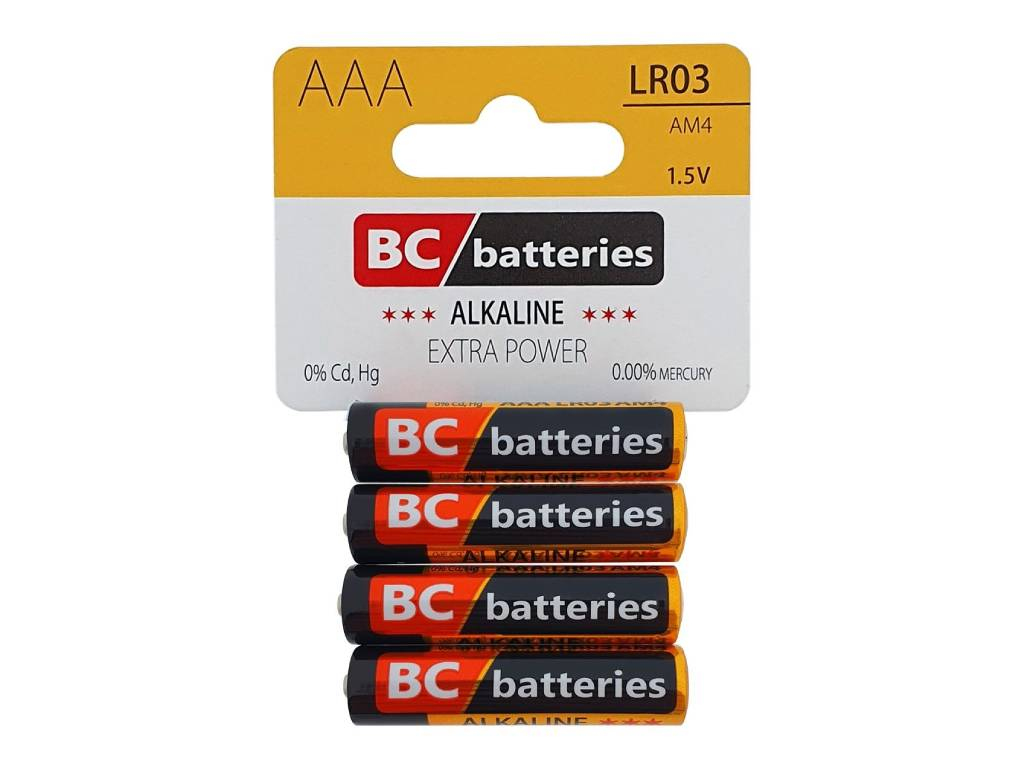 Alkalická mikrotužková batéria BC LR3 AAA