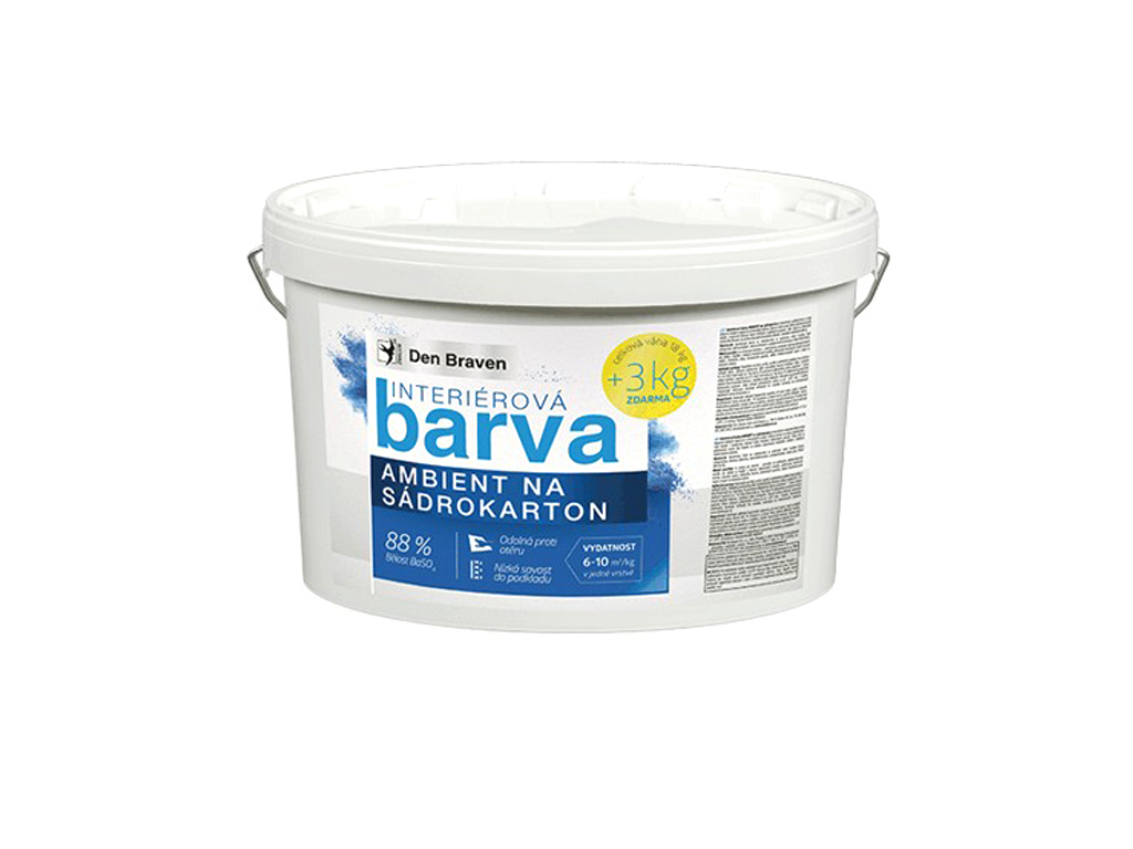 Farba na sadrokartón interiérová AMBIENT, Den Braven