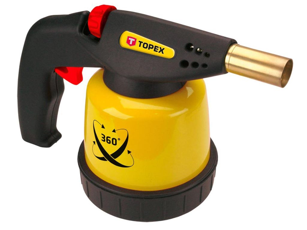 Lampa spájkovacia na všetky strany PB na kartuše, piezo, Topex