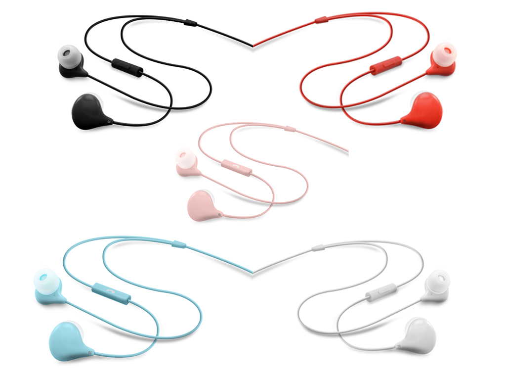 Vodeodolné in-ear slúchadlá s mikrofónom FIXED EGG1, IPX3