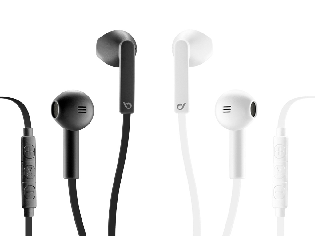 In-ear slúchadlá CELLULARLINE LOUD UP s diaľkovým ovládaním a mikrofónom, AQL® certifikácia
