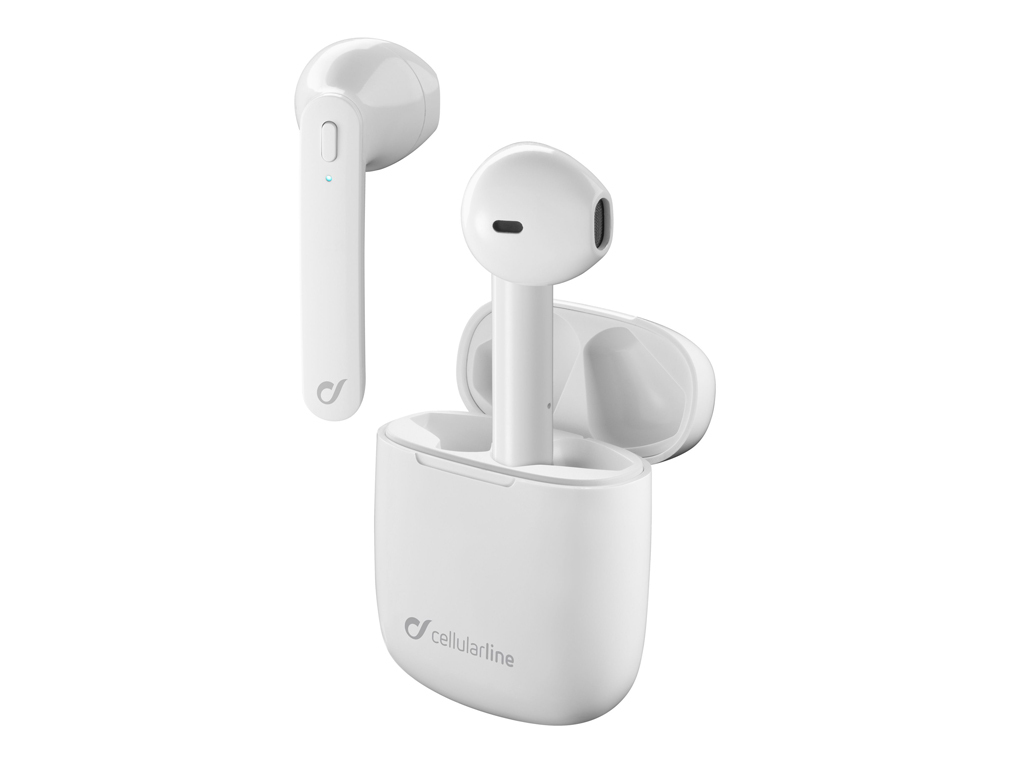 True wireless slúchadlá Cellularline Aries s nabíjacím puzdrom, Double master technológia