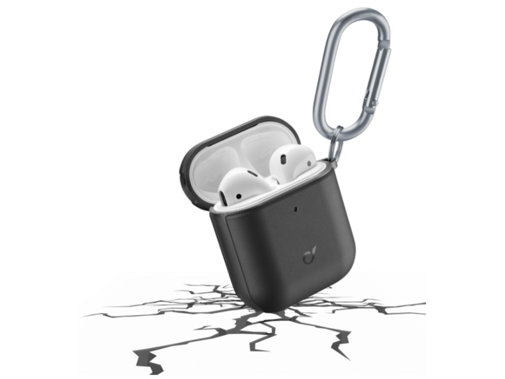 Ochranný kryt Cellularline Defender pre Apple AirPods 1&2