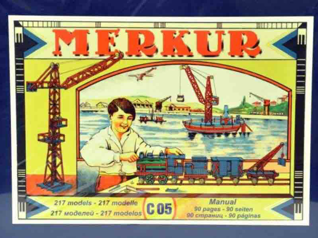 Merkur stavebnica Classic C05, 339 dielov, 217 modelov