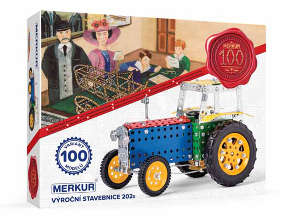 Merkur stavebnica M2020 Výročná stavebnica, 753 dielov, 100 modelov