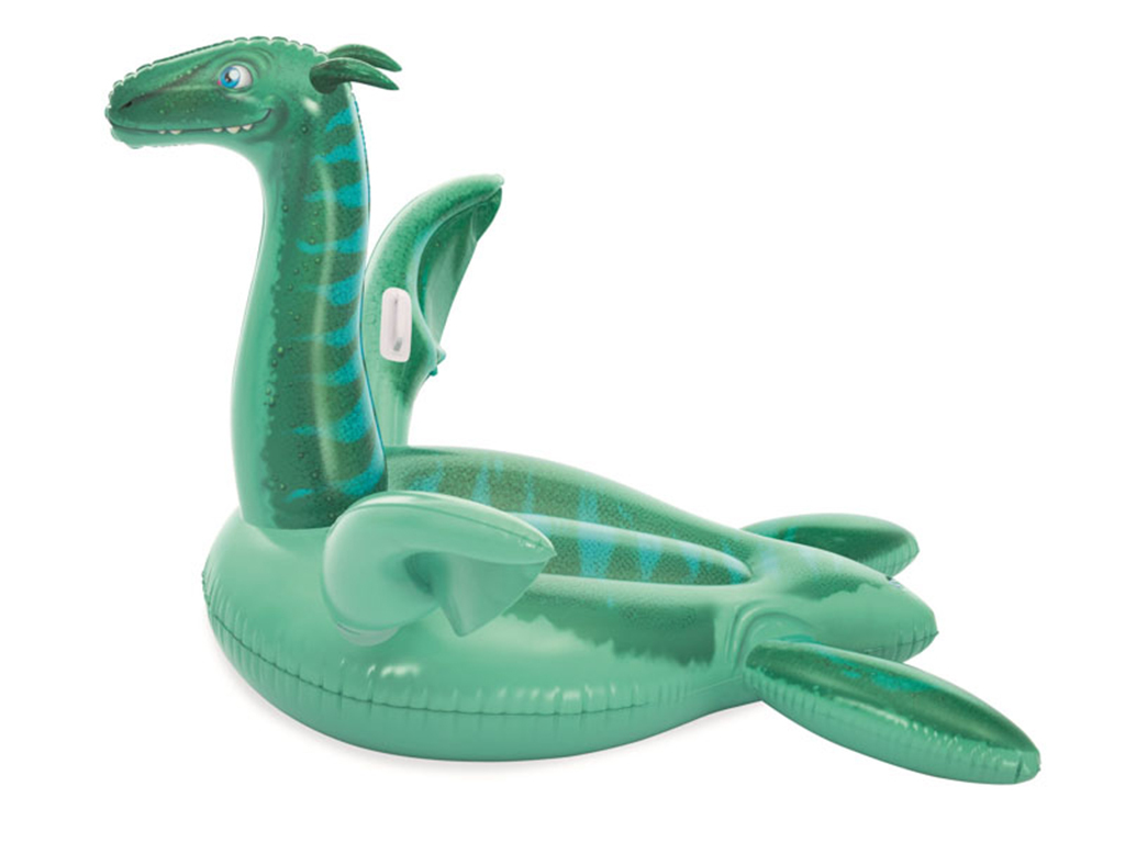 Nafukovací Plesiosaurus s držadlami, 1,45 x 1,90 m