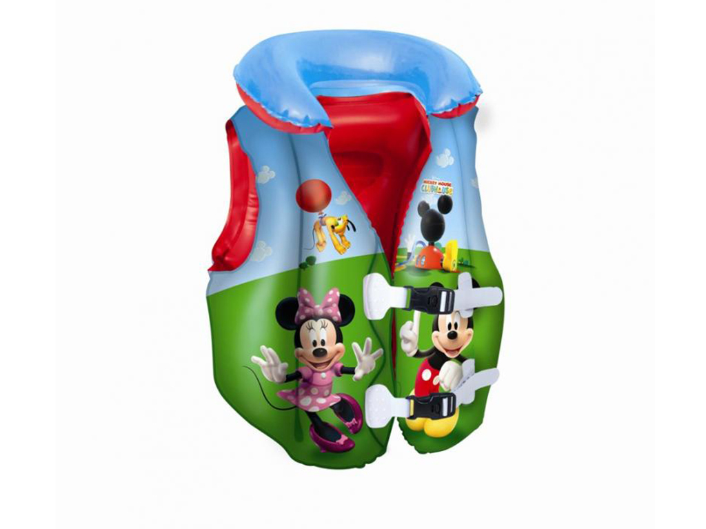Nafukovacia plavecká vesta - Mickey/Minnie, rozmer 0,51 x 0,46 m