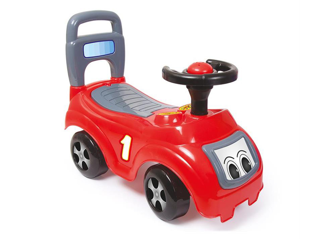 Odrážadlo auto červené s operadlom