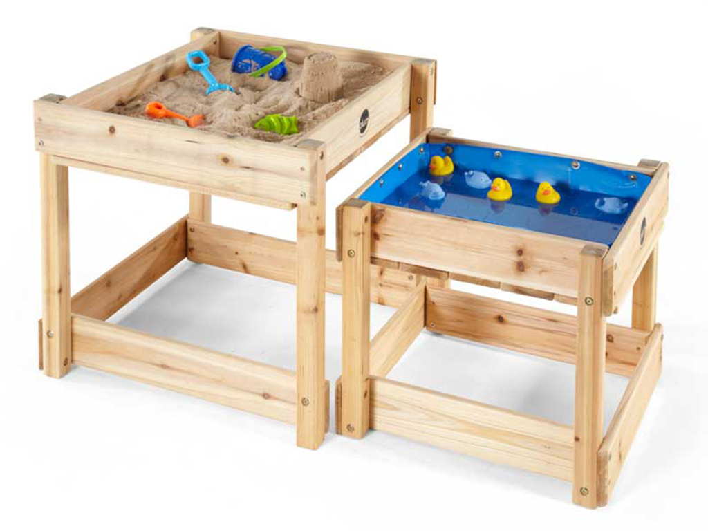 Drevené stolíky na hranie 2 v 1