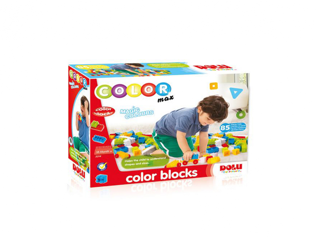 Farebné kocky - 85 ks