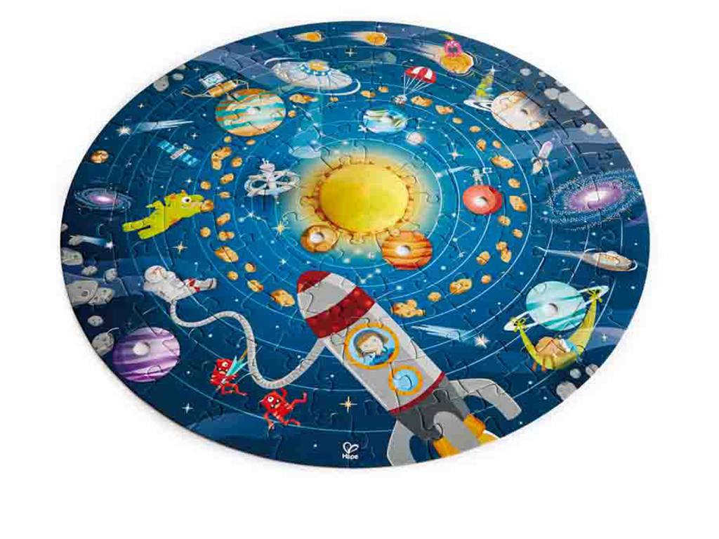 Detské puzzle - Slnečná sústava LED
