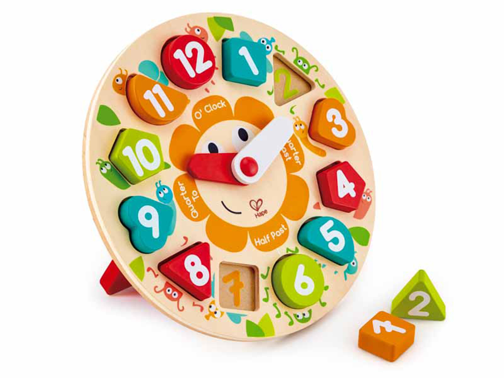 Detské puzzle hodiny
