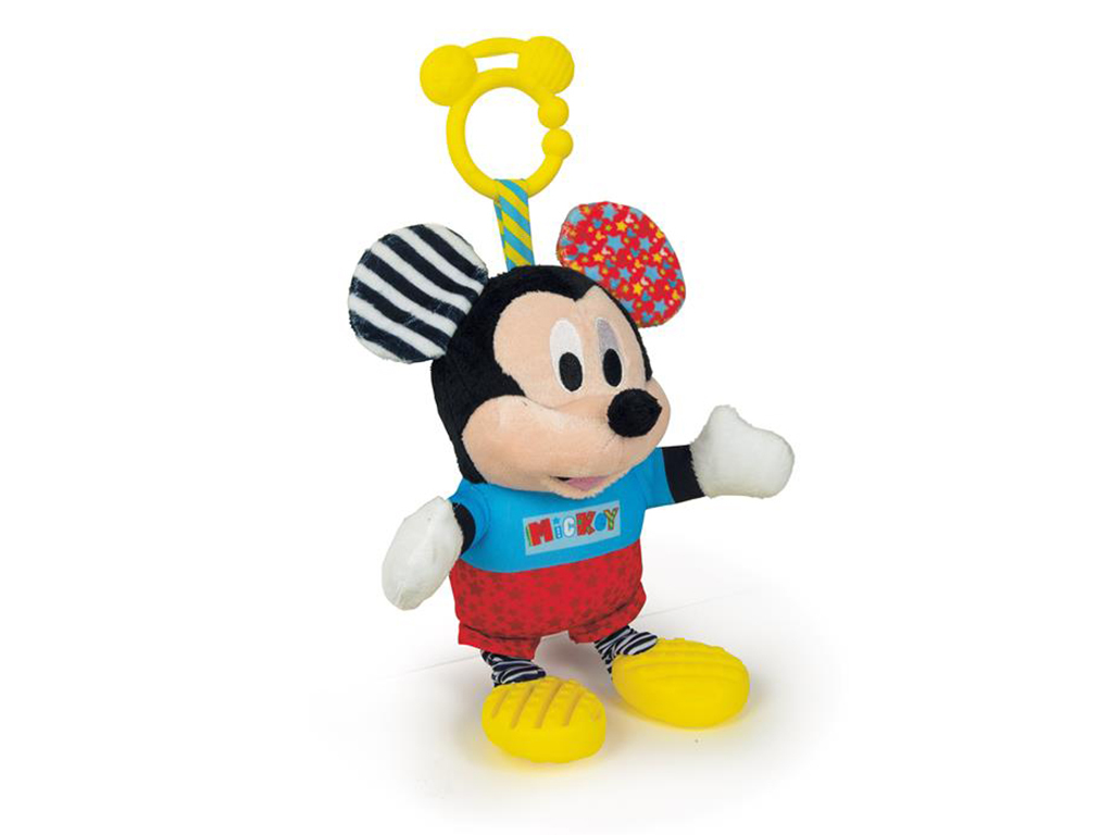 Mickey plyšový so zvukmi a úchytom