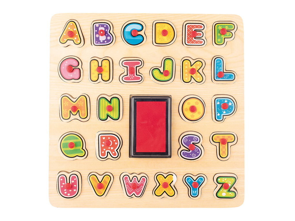 Pečiatky - Puzzle ABC