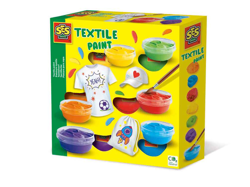 Farby na textil, 6 farieb