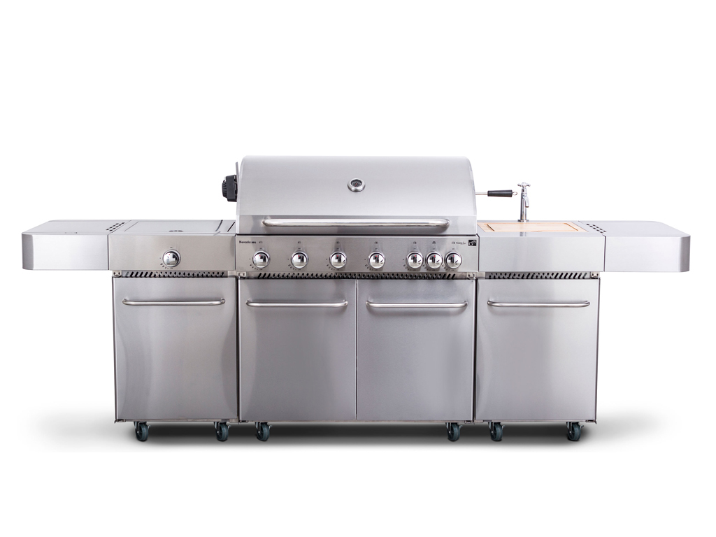 Gril plynový Nevada BBQ Premium line, 8 horákov, G21
